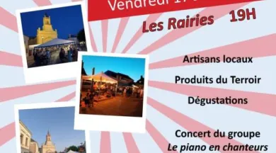 Affiche Terroir et gourmandise 2026 - Rairies festif