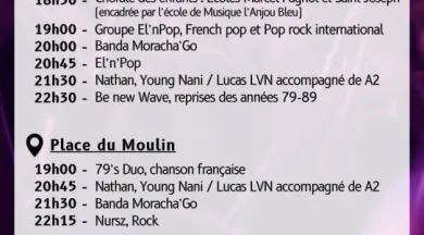Programme fête de la Musique Châteauneuf-sur-Sarthe - ©les Enseignes