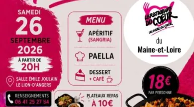 Soirée Paëlla du Lion d'Angers-FMA-49 - LES RESTOS DU COEUR DE MAINE ET LOIRE