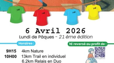 Affiche Tiercé au Galop 2026  - ENA Athlétisme Tiercé