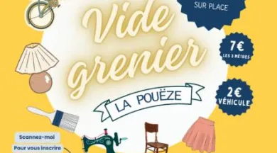 Vide-grenier2026-La Pouëze - ©Famille rurales Erdre en Anjou