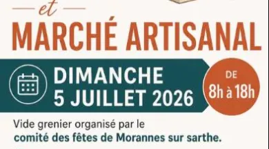 Vide grenier Morannes 072026 - Comite des fetes Morannes