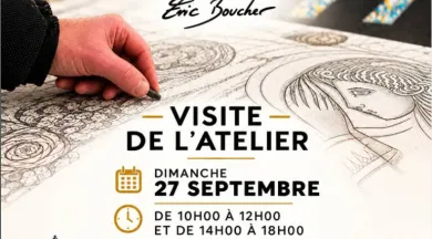 affiche verrier d'art eric boucher - Eric boucher