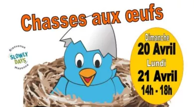 Chasses aux Oeufs aux Jardins des Renaudies  -  20 & 21 Avril 2025 - ©Les Jardins des Renaudies