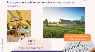 Publication Instagram Retraite de yoga événement photo marron - V2 - Y-Lan