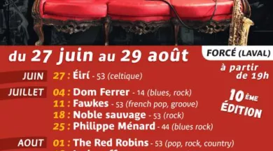 Affiche vendredis de l'été 2025 - L'Orbière