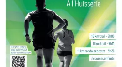 Affiche l'huiss run  - L'huisserie jogging 