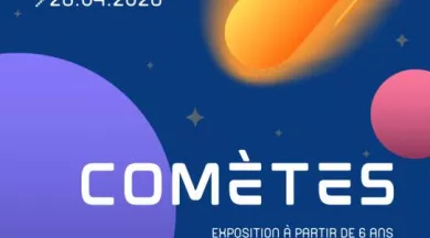 Comètes - affiche - ZOOM CCSTI