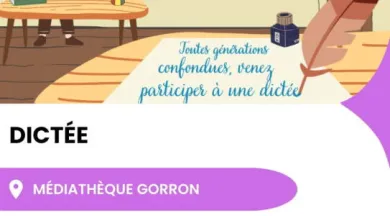 Affiche Dictée Gorron 2026 - Réseau Lecture
