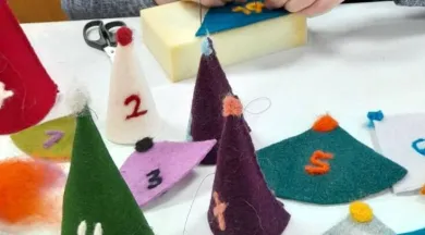 calendrier de l'Avent atelier en cours - Réseau Lecture