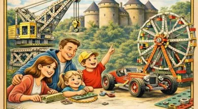 Affiche expo Meccano Lassay - Meccano show