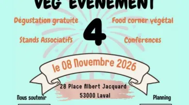 Affiche VEg4 - Asso vegan en mayenne