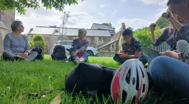 écriture en plein air - virginie riquin