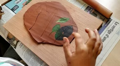 Herbier en argile - Musée de la faïence et de la céramique