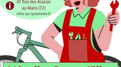 Affiche atelier Passer'Elles - Cyclamaine