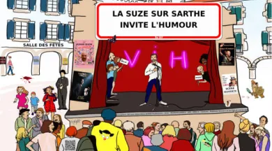 Affiche La Suze invite l'humour - Mairie de La Suze sur Sarthe