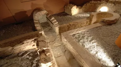 Les thermes romains. - Ville du Mans
