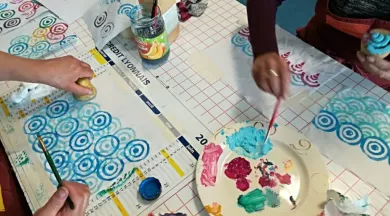 Nappes peintes Melle Mars - Melle Mars