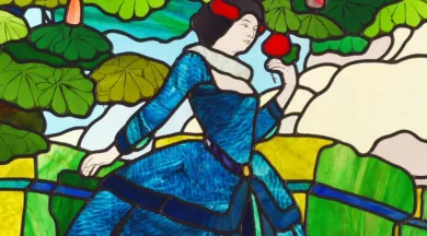 La dame à la rose - © Ville du Mans/Alain Szczuczynski