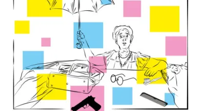 Affiche oh les beaux jours - Romuald Doutre