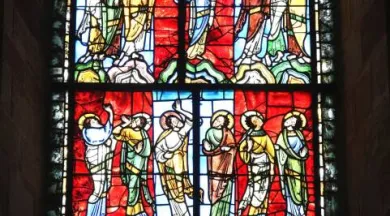 Vitrail de l'ascension - Ville du Mans