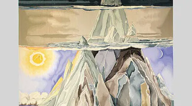 Exposition : Aubusson tisse Tolkien_Angers_1 - The Tolkien Trust 1973, tapisserie, tissage Ateliers Pinton, Aubusson, 2018, Collection Cité internationale de la tapisserie - Studio Nicolas Roger