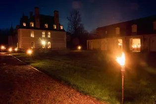 Arrivée aux chandelles - Louis Jamin