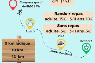 Affiche rando gourmande 2026 - APEL PINOT