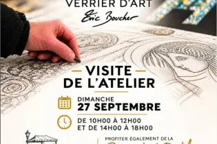 affiche verrier d'art eric boucher - Eric boucher