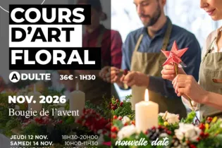 Cours art Floral Durtal 112026 - Aux temps fleuris