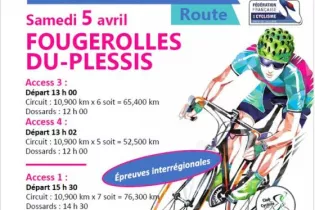 202504 Course cycliste Fougerolles du plessis - Club Cycliste Landivysien
