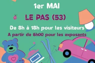202505 vide grenier le pas - comité des fêtes Le Pas