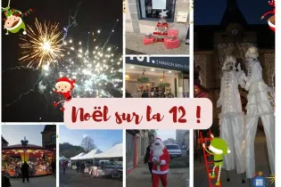 Noël sur la RN12 - mairie de Pré en Pail Saint Samson