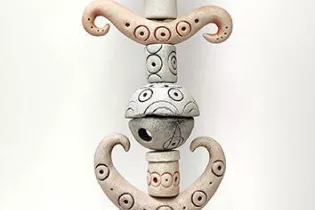 Petit totem de jardin - Anne Corre