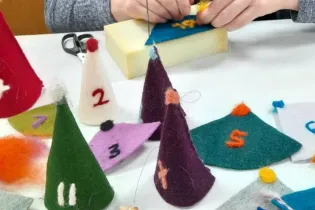 calendrier de l'Avent atelier en cours - Réseau Lecture