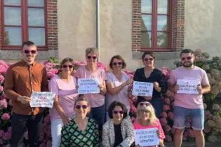 Les organisateurs de Cossé se bouge pour Octobre Rose  - Phto MAIRIE 