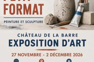 1er Salon du Petit Format  L'art en petit, l'émotion en grand - ©chateaudelabarre53.carrd.co
