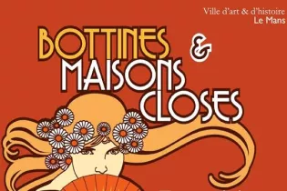Affiche  Bottines et maisons closes - Ville du Mans
