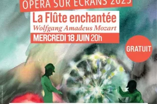 Opéra sur écrans : la flûte enchantée  - illustration © Makiko Furuichi pour Angers Nantes Opéra 