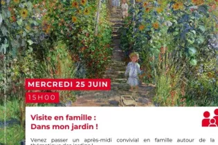 Visite en famille : dans mon jardin - Le Jardin de Monet à Vétheuil - Claude Monet  ©Courtesy National Gallery of Art,