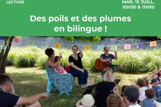 Des poils et des plumes en bilingue - Ville du Mans