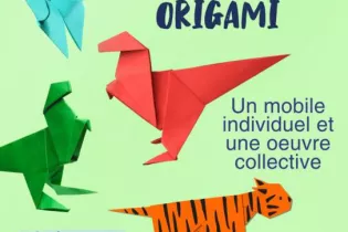 Affiche origami - Canva
