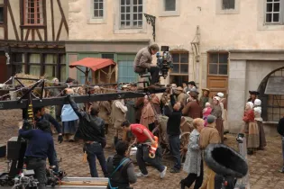 Scène de tournage - Ville du Mans