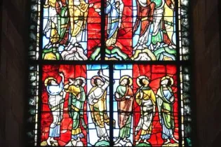 Vitrail de l'ascension - Ville du Mans