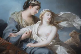 L'Innocence se réfugiant dans les bras de la Justice, 1779_1 - Musées d'Angers, David Riou