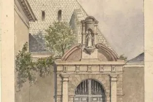 Portail Ouest_1 - © Ville d'Angers Musée des Beaux-Arts
